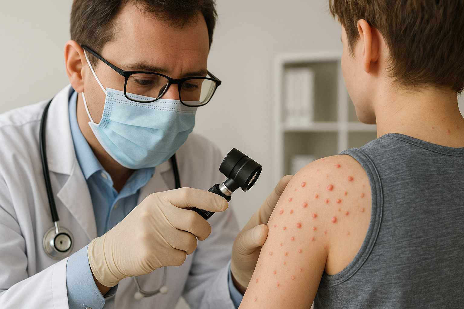 רופא מטפל במולוסקום