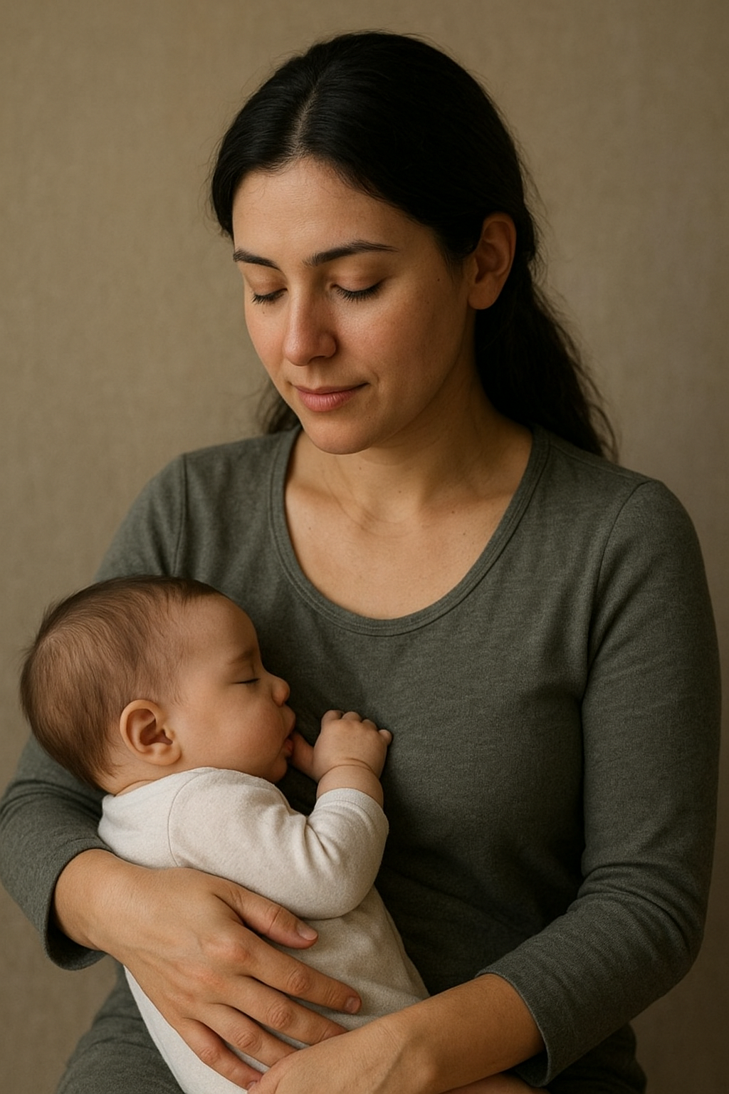 אישה מניקה עם פטריה בפטמה